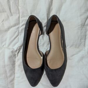 Vivaia lassic Black Open Sides Women's Flats Size 38